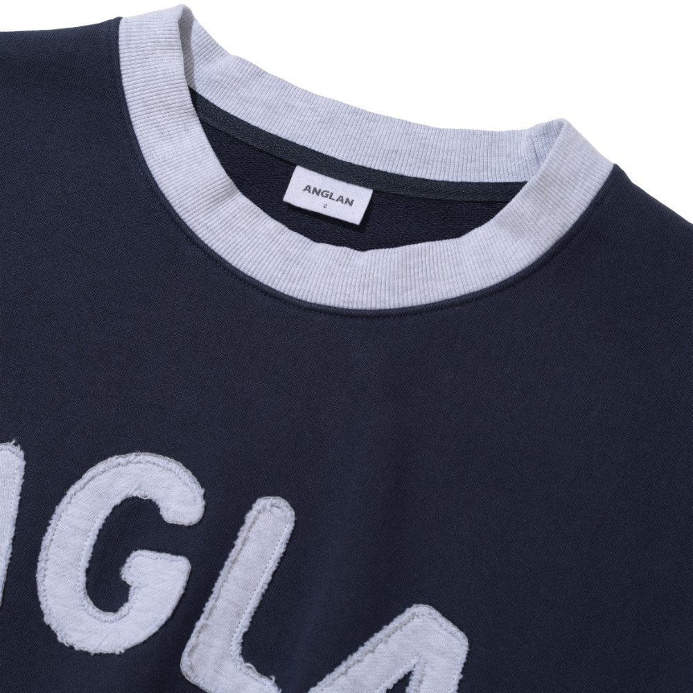 貼布logo大學Tee Applique Sweat Shirt