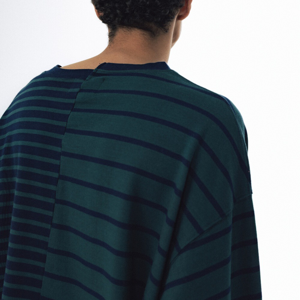 條紋上衣 Unbalanced Stripe Long Sleeve