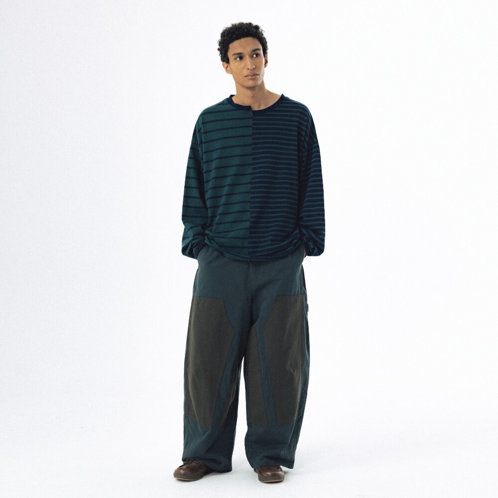 條紋上衣 Unbalanced Stripe Long Sleeve