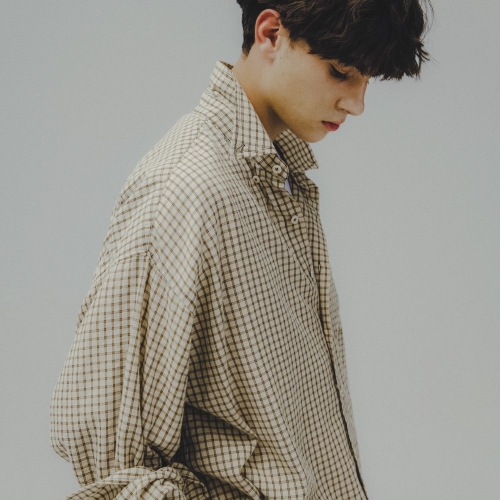 格紋口袋襯衫 Check Pocket Big Shirt