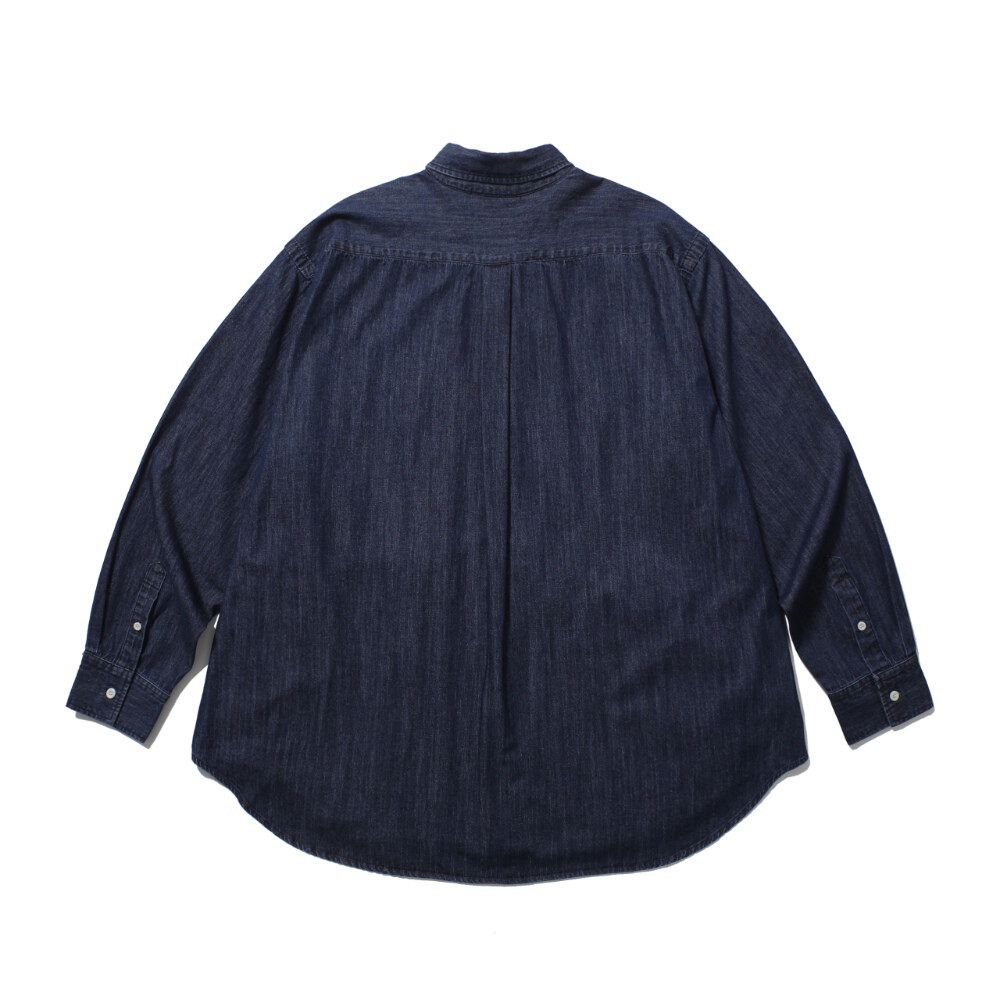 雙釦牛仔襯衫 Double Button Denim Shirt