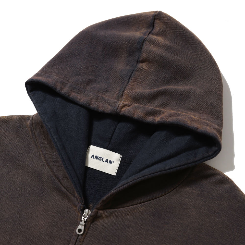 連帽外套 Applique Zip Up Washed Hoodie