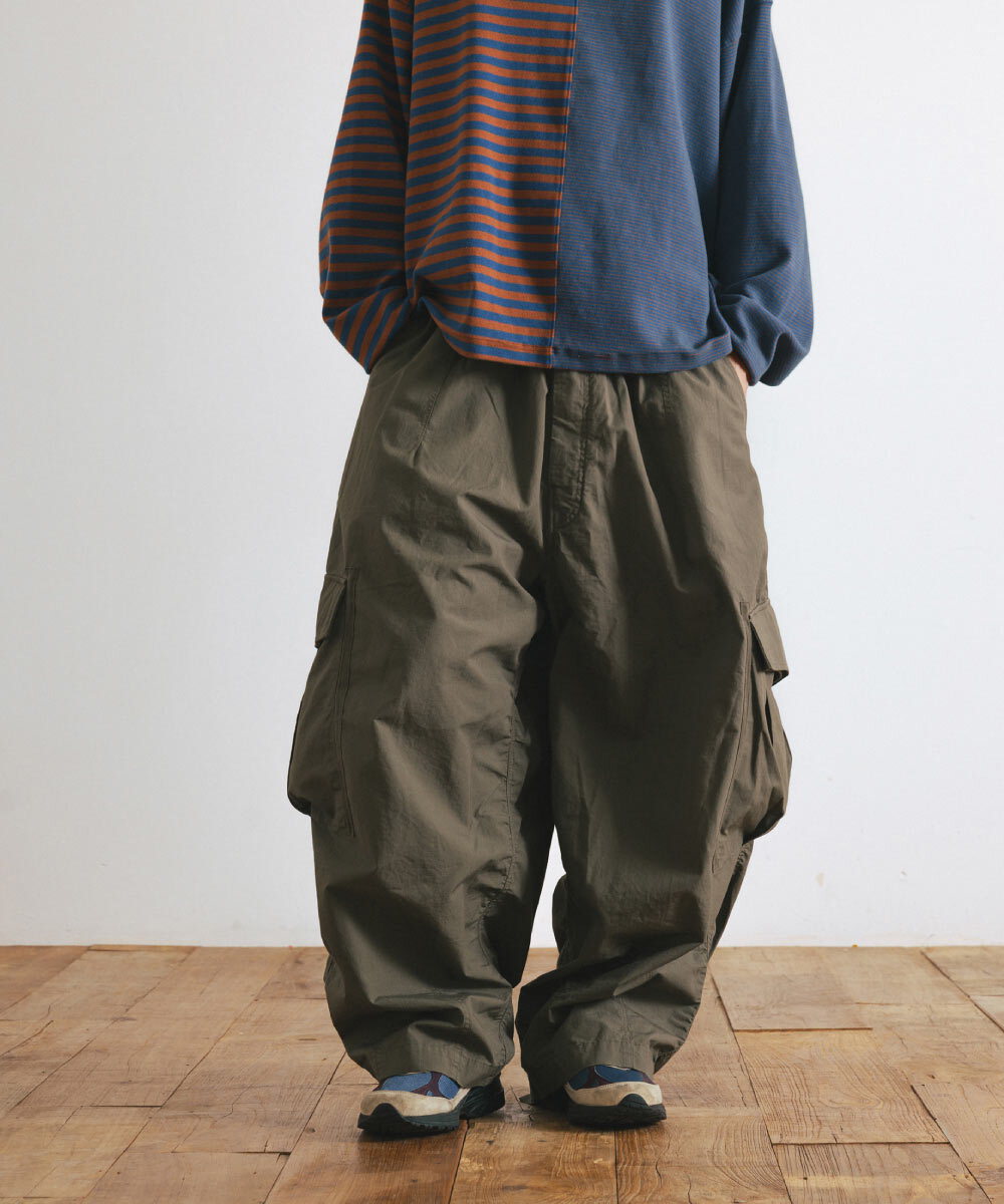 抗撕裂氣球工裝褲 Ripstop Cargo Shirring Balloon Pants