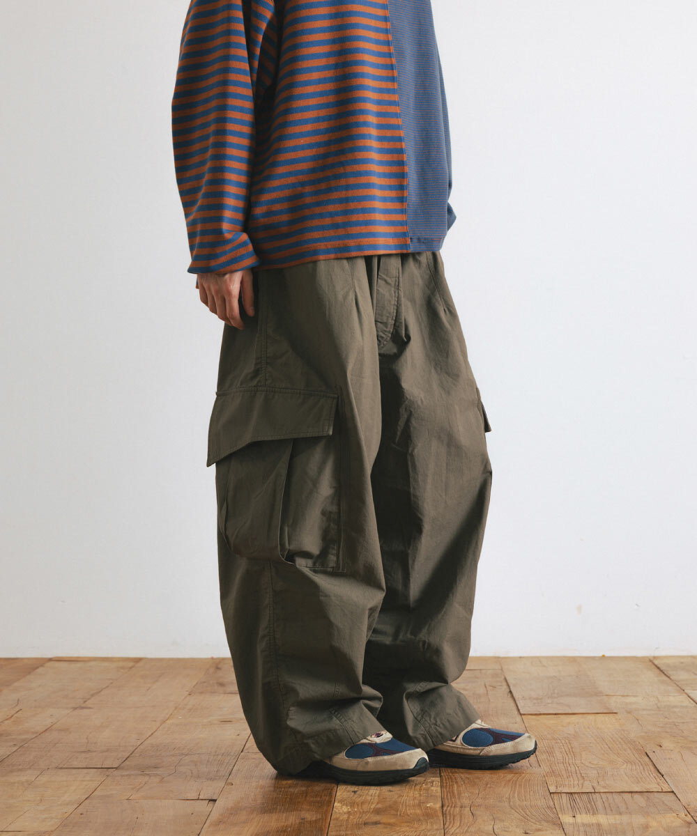 抗撕裂氣球工裝褲 Ripstop Cargo Shirring Balloon Pants
