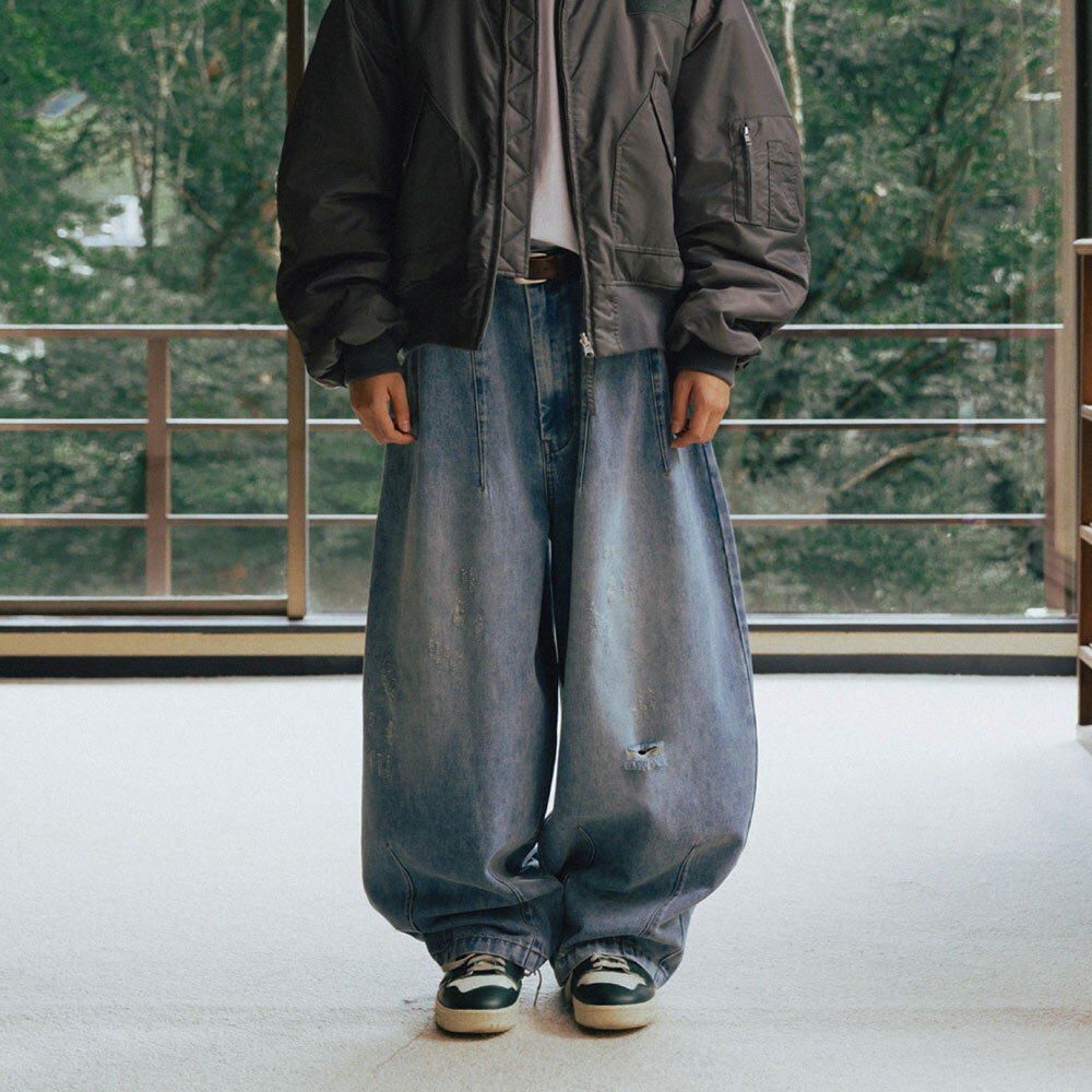 氣球丹寧褲 Western Balloon Denim Pants