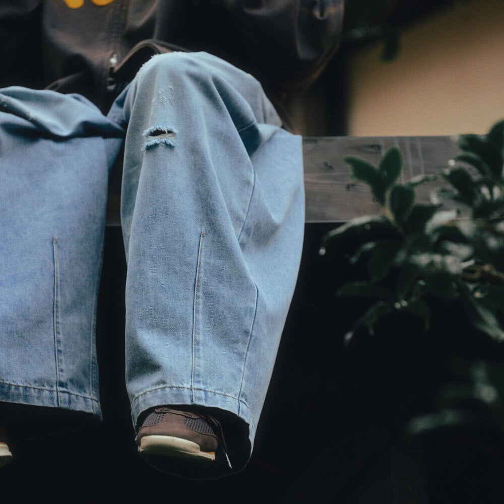 氣球丹寧褲 Western Balloon Denim Pants