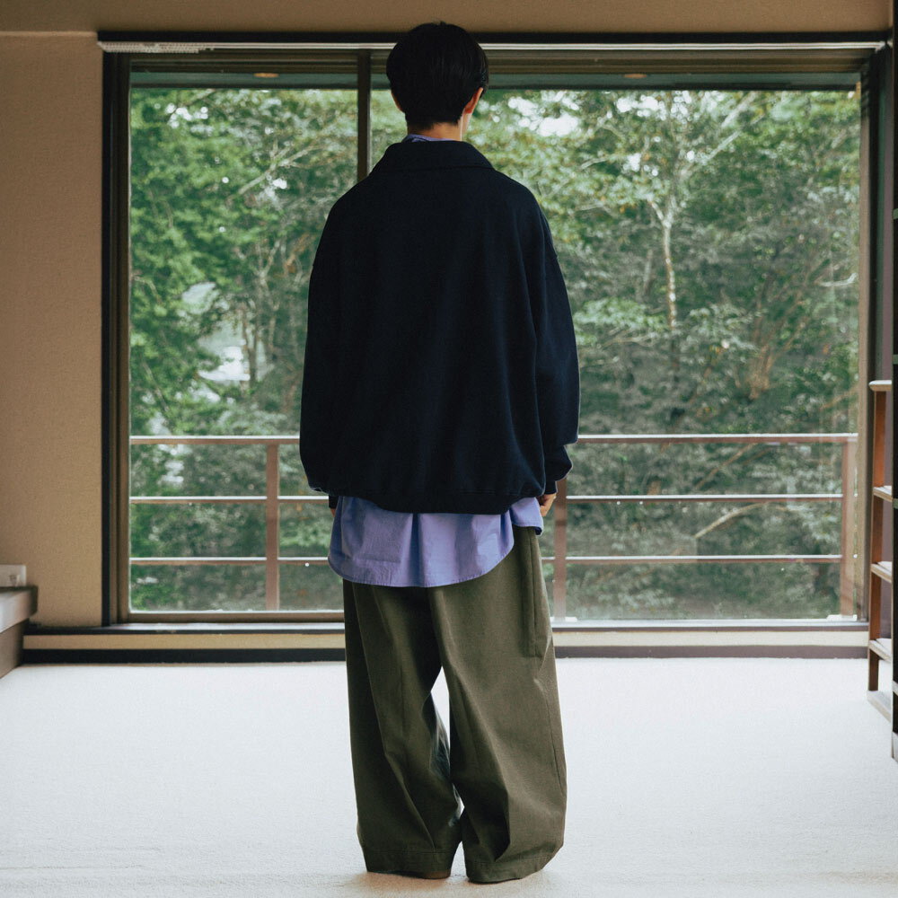 氣球褲 Deep Tuck Wide Chino Pants