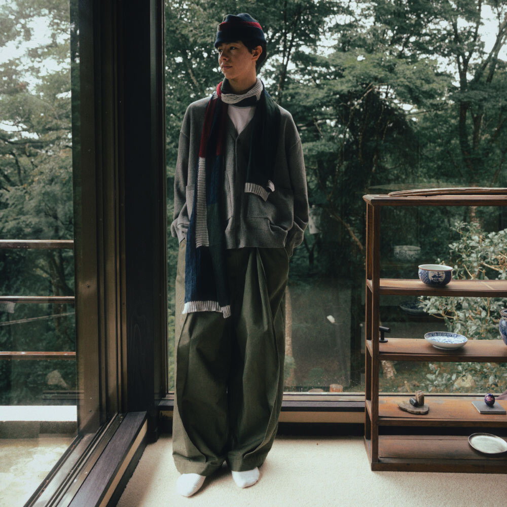 氣球褲 Deep Tuck Wide Chino Pants