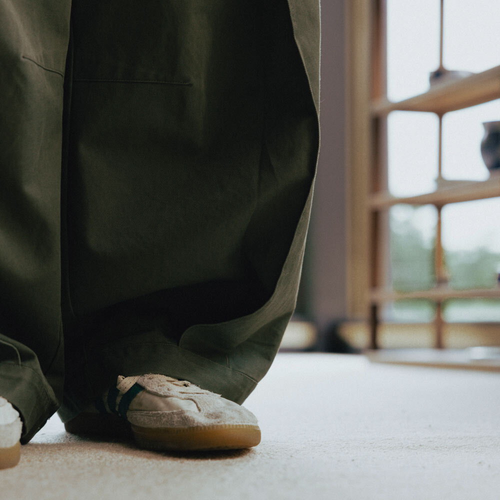 氣球褲 Deep Tuck Wide Chino Pants