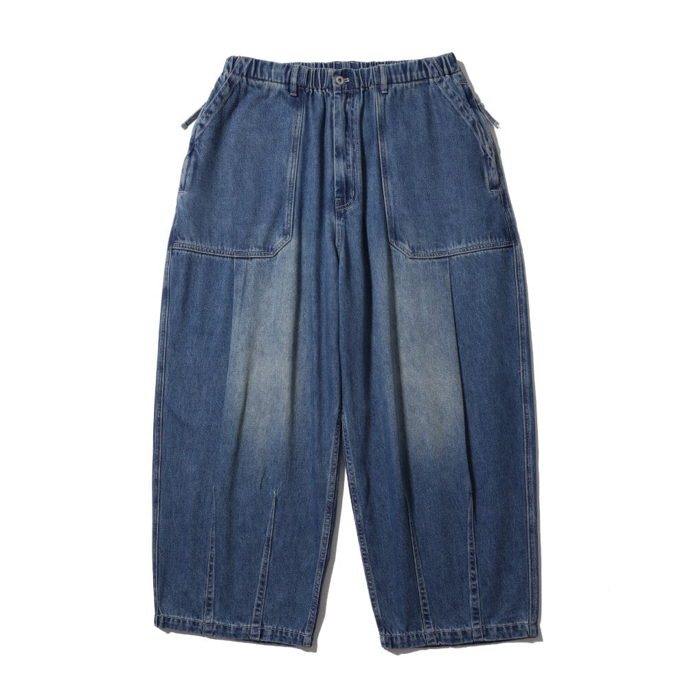 丹寧氣球褲 Fatigue Denim Balloon Pants