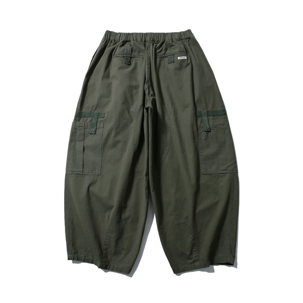 口袋工裝長褲 Strap Cargo Balloon Pants