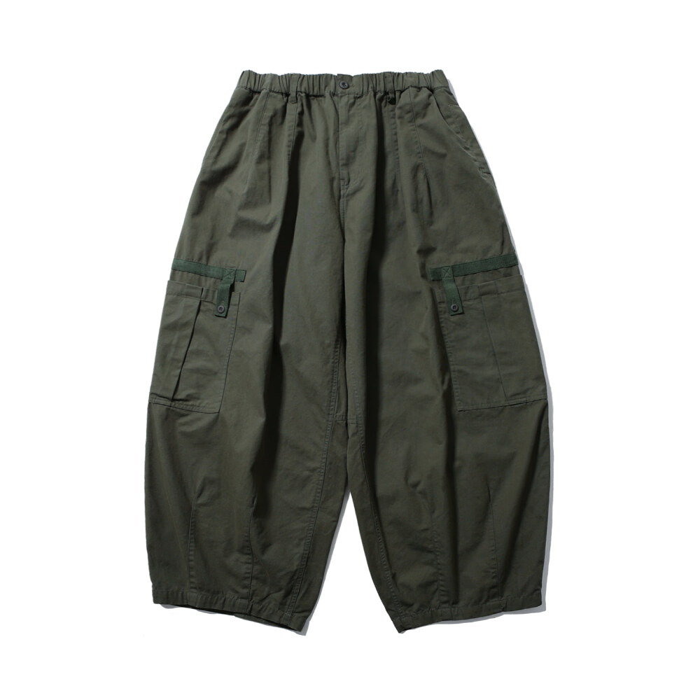 口袋工裝長褲 Strap Cargo Balloon Pants
