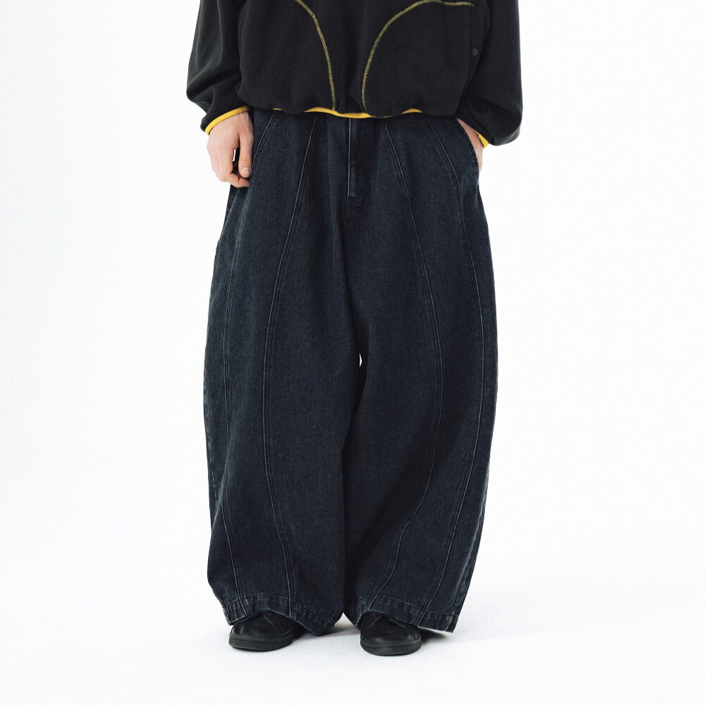 水洗繭型牛仔褲 Balloon Iconic Denim Pants