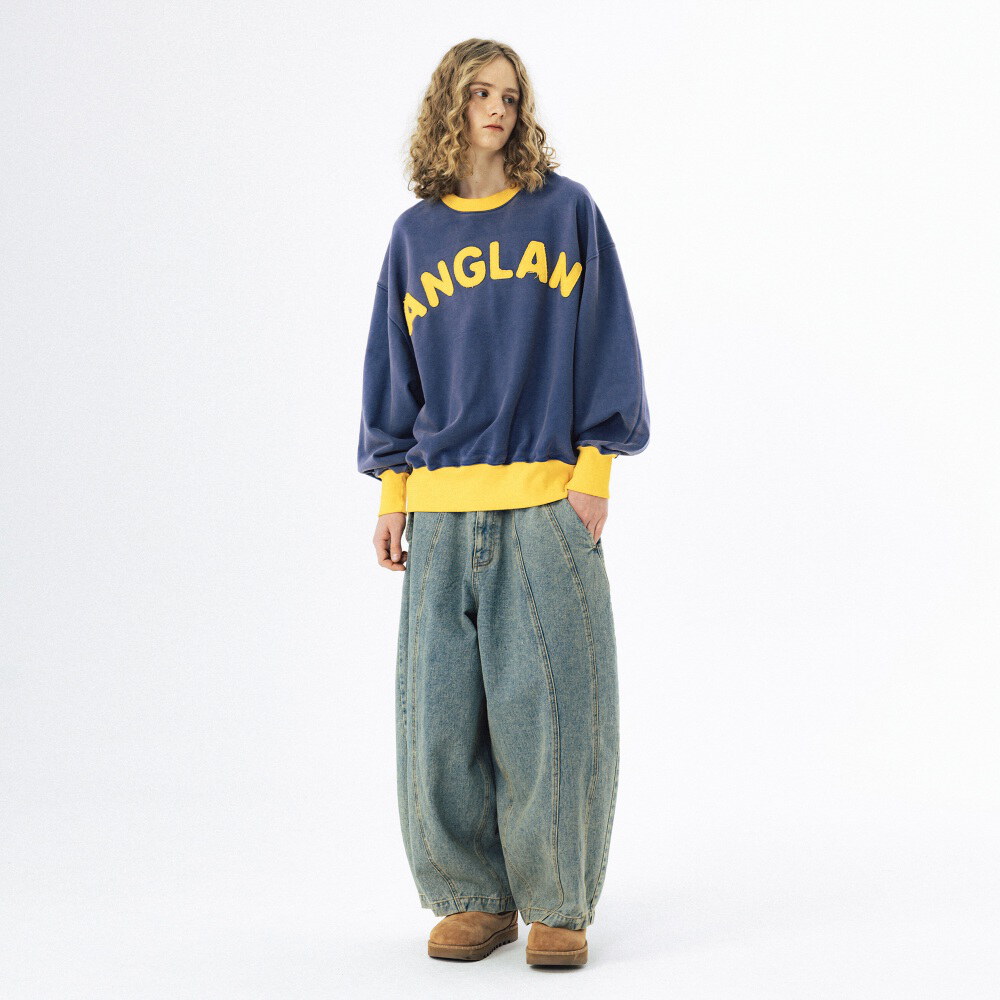 水洗繭型牛仔褲 Balloon Iconic Denim Pants