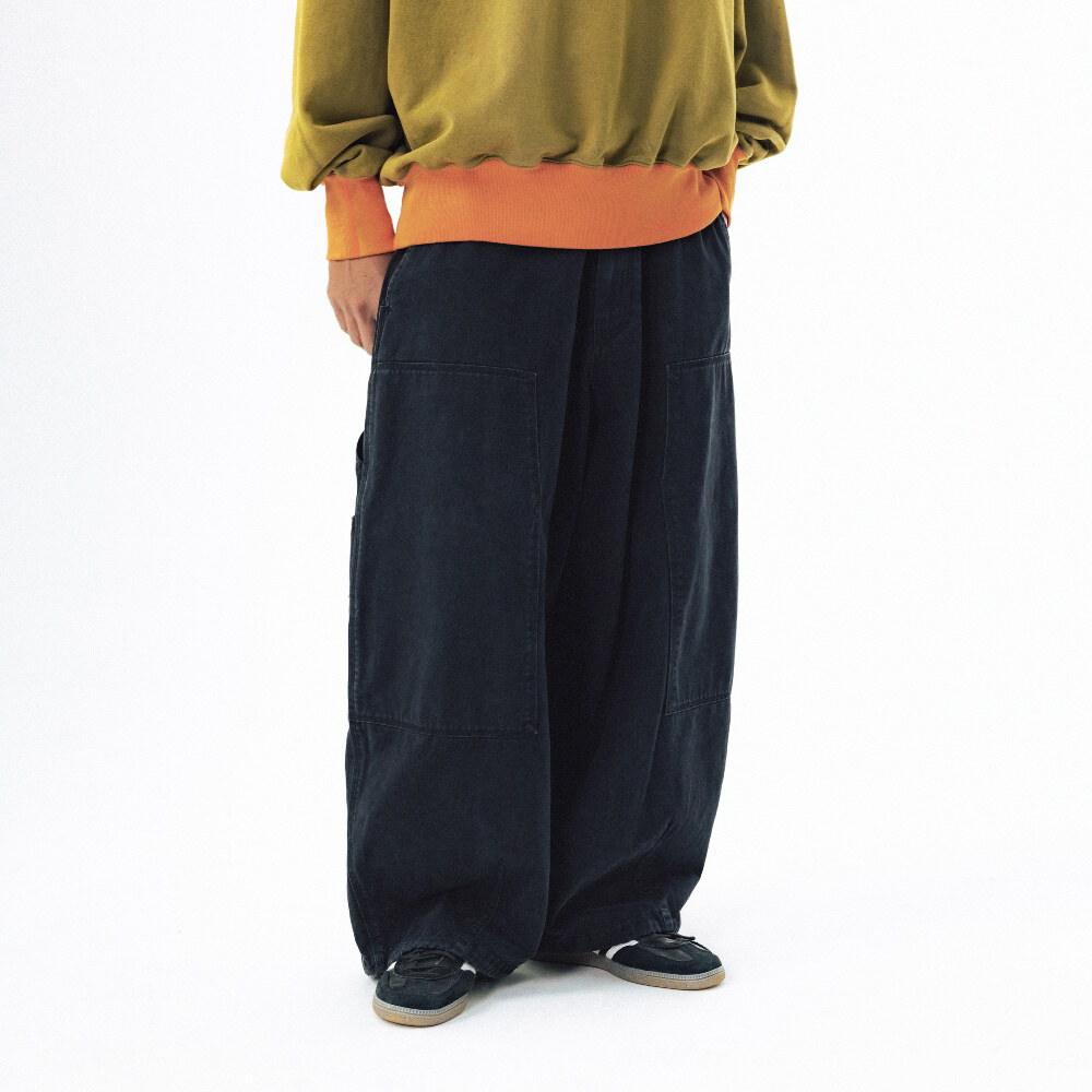工裝繭形褲 Double Knee Work Balloon Pants