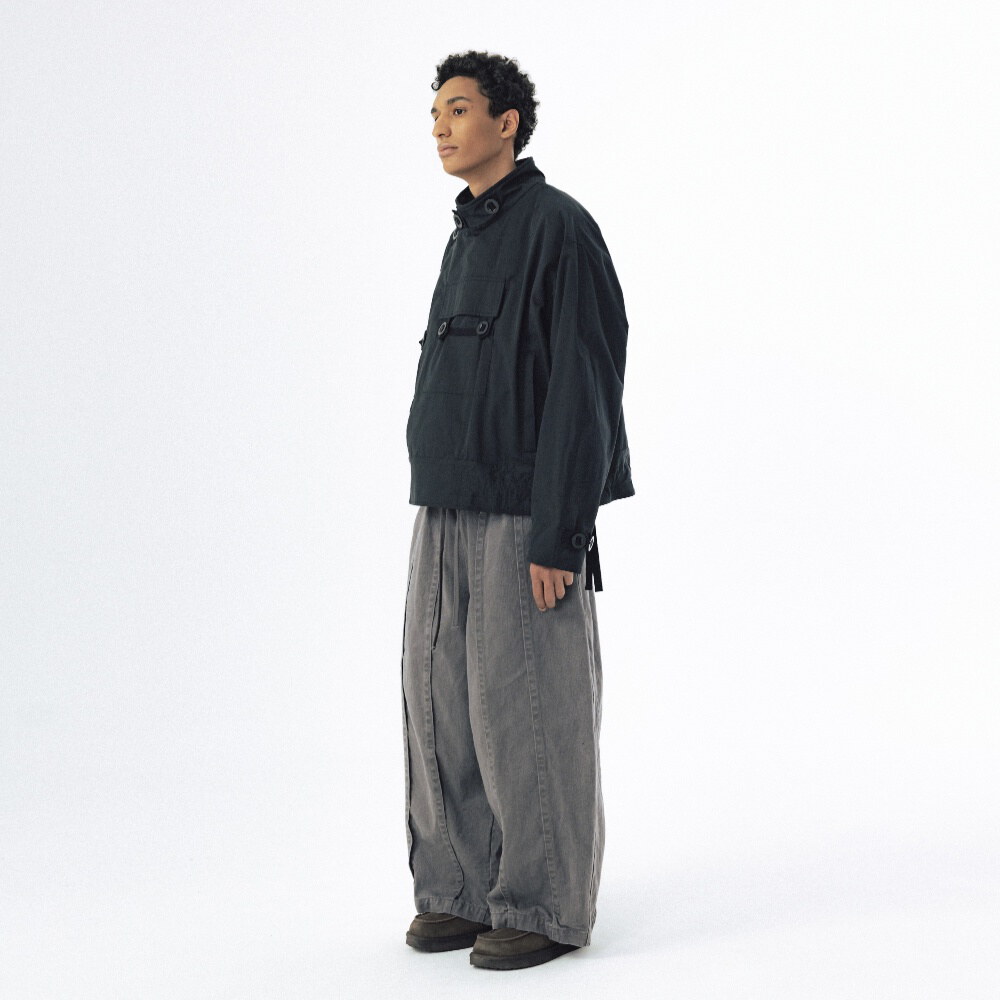 褶皺縫線繭型褲 Folded Stitch Balloon Pants