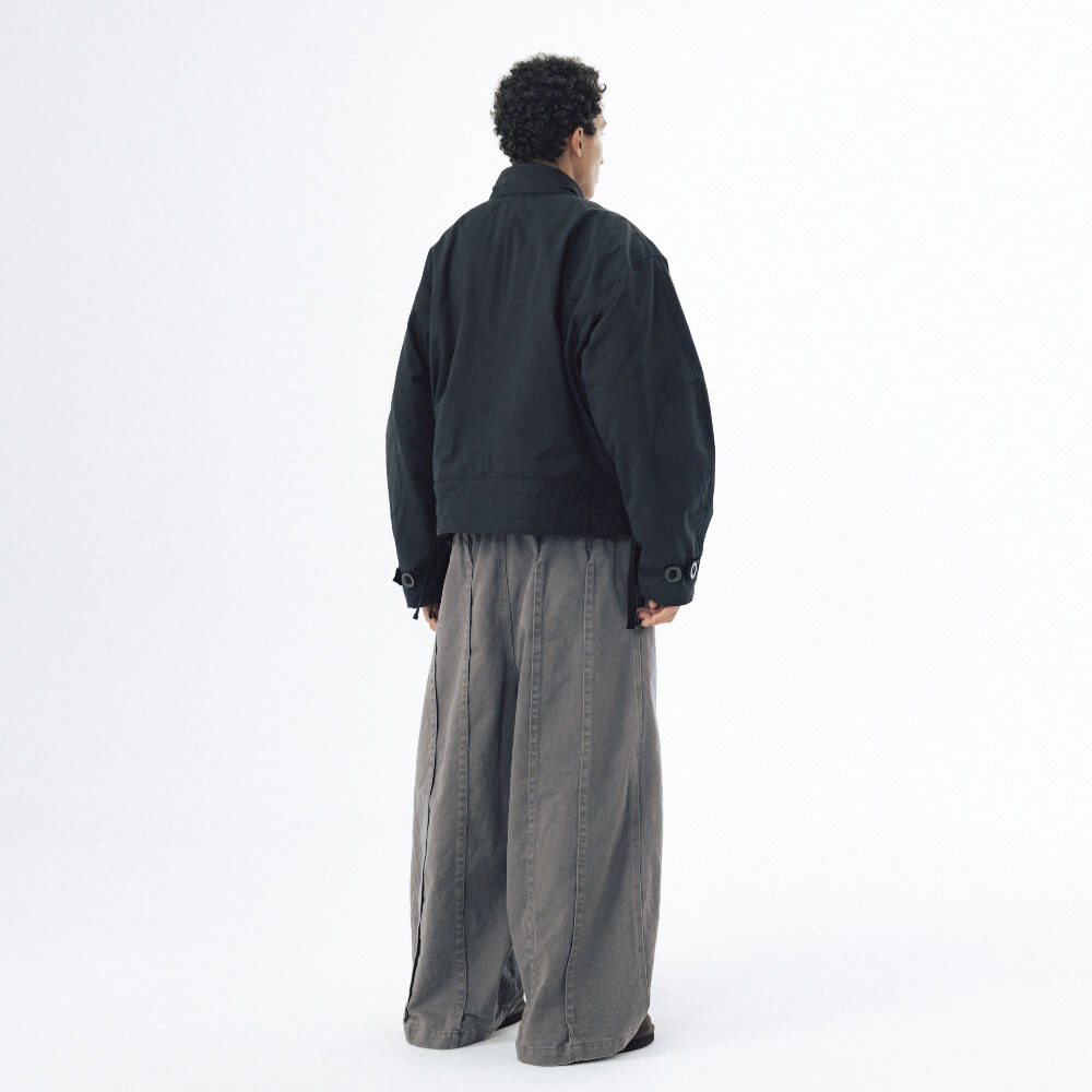 褶皺縫線繭型褲 Folded Stitch Balloon Pants