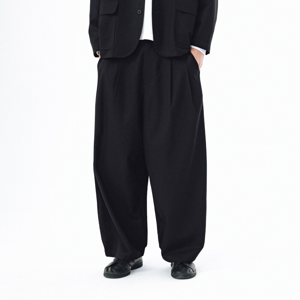 異材質長褲 Mix Structured Trousers