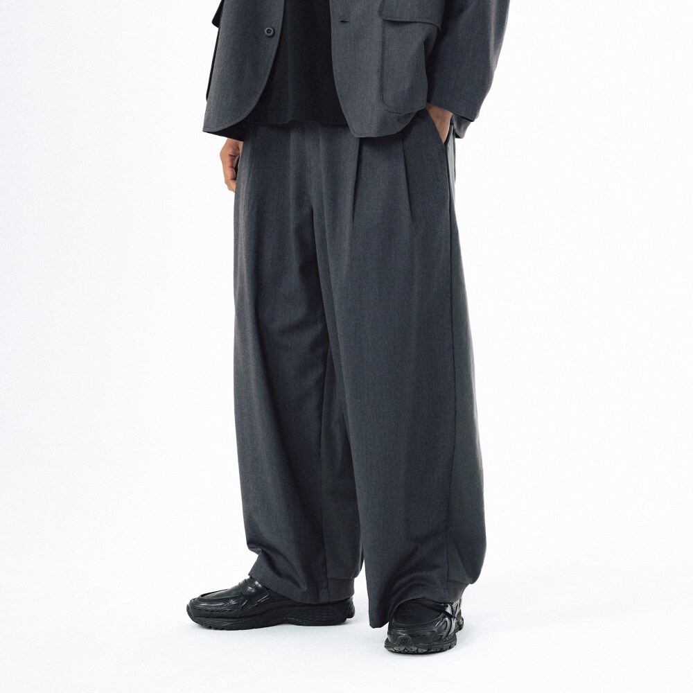 異材質長褲 Mix Structured Trousers