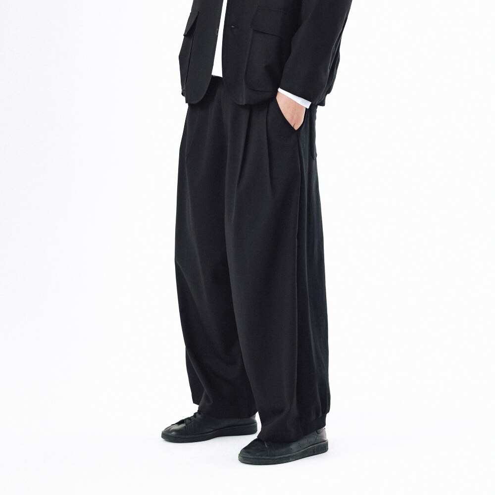 異材質長褲 Mix Structured Trousers