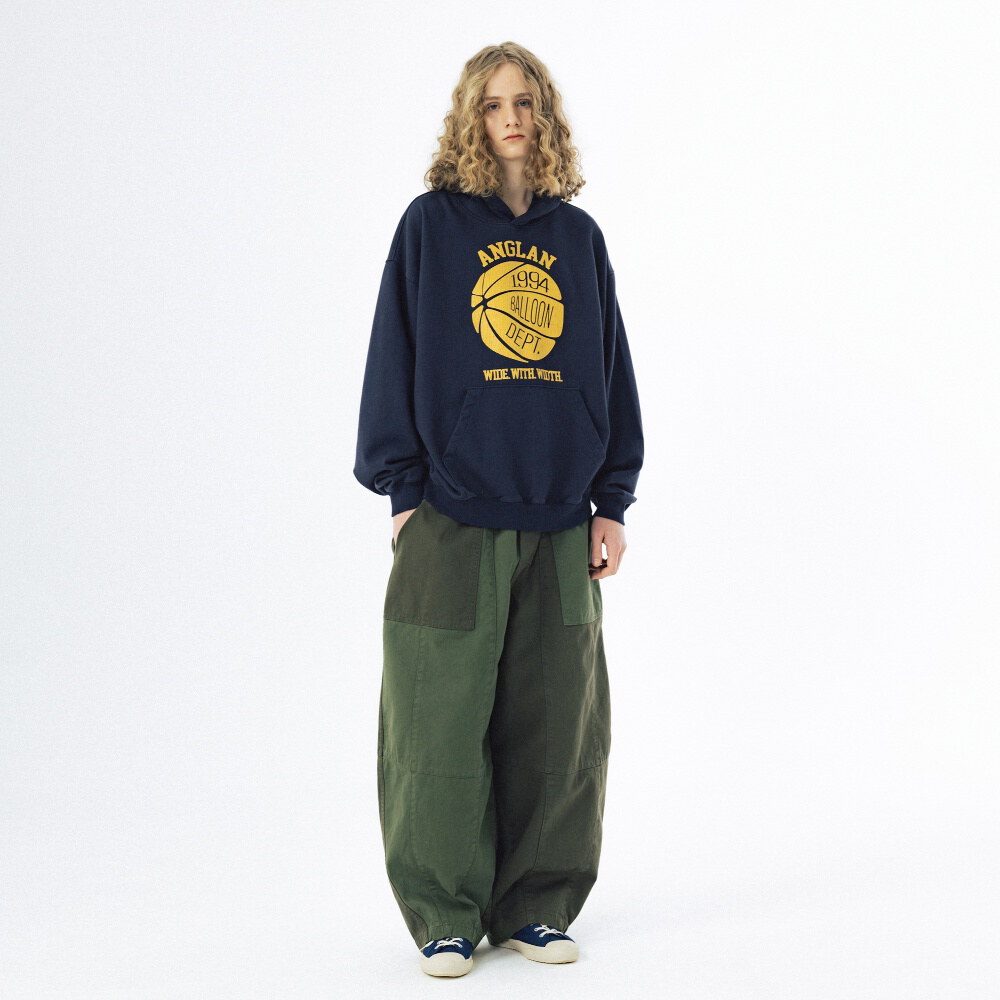 拼接繭型長褲 Panel Mix Balloon Pants