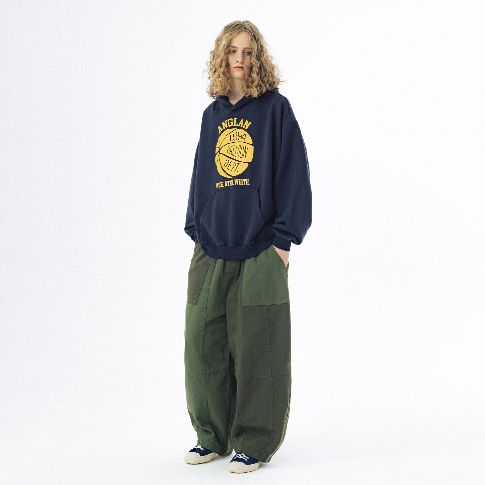 拼接繭型長褲 Panel Mix Balloon Pants