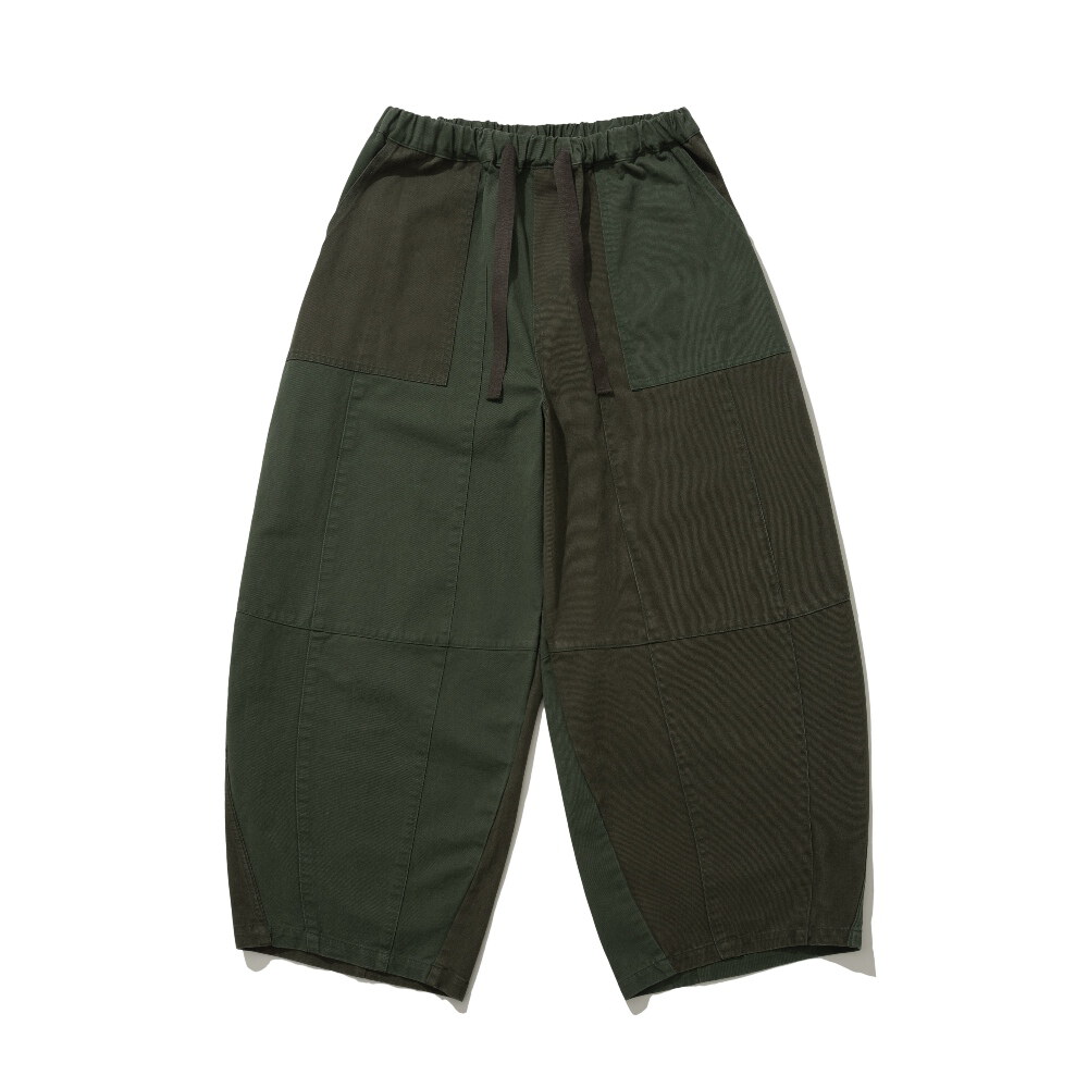 拼接繭型長褲 Panel Mix Balloon Pants