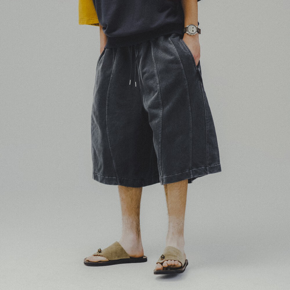 水洗休閒短褲 Iconic Pigment Sweat Half Pants