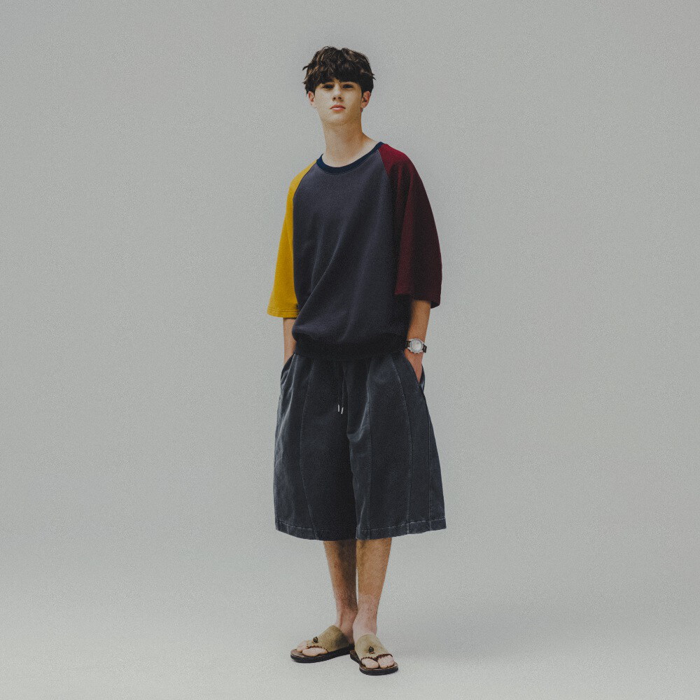水洗休閒短褲 Iconic Pigment Sweat Half Pants
