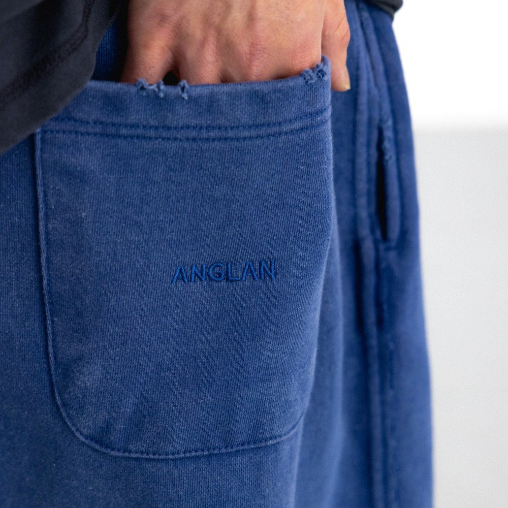 打褶休閒短褲 Cross Pleated Sweat Shorts