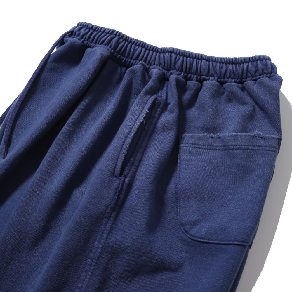 打褶休閒短褲 Cross Pleated Sweat Shorts