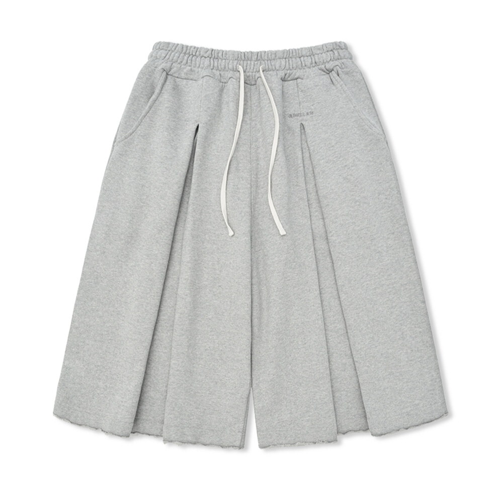 寬鬆休閒短褲 Valley Tuck Sweat Half Pants