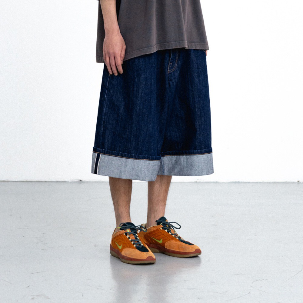 七分牛仔褲 Turn-up Selvedge Denim Half Pants