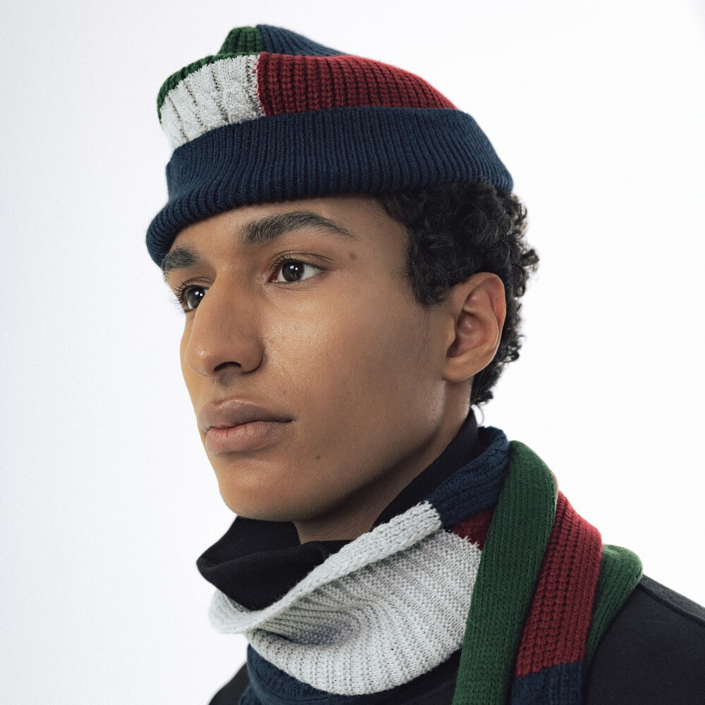 毛帽 Pattern Patchwork Beanie