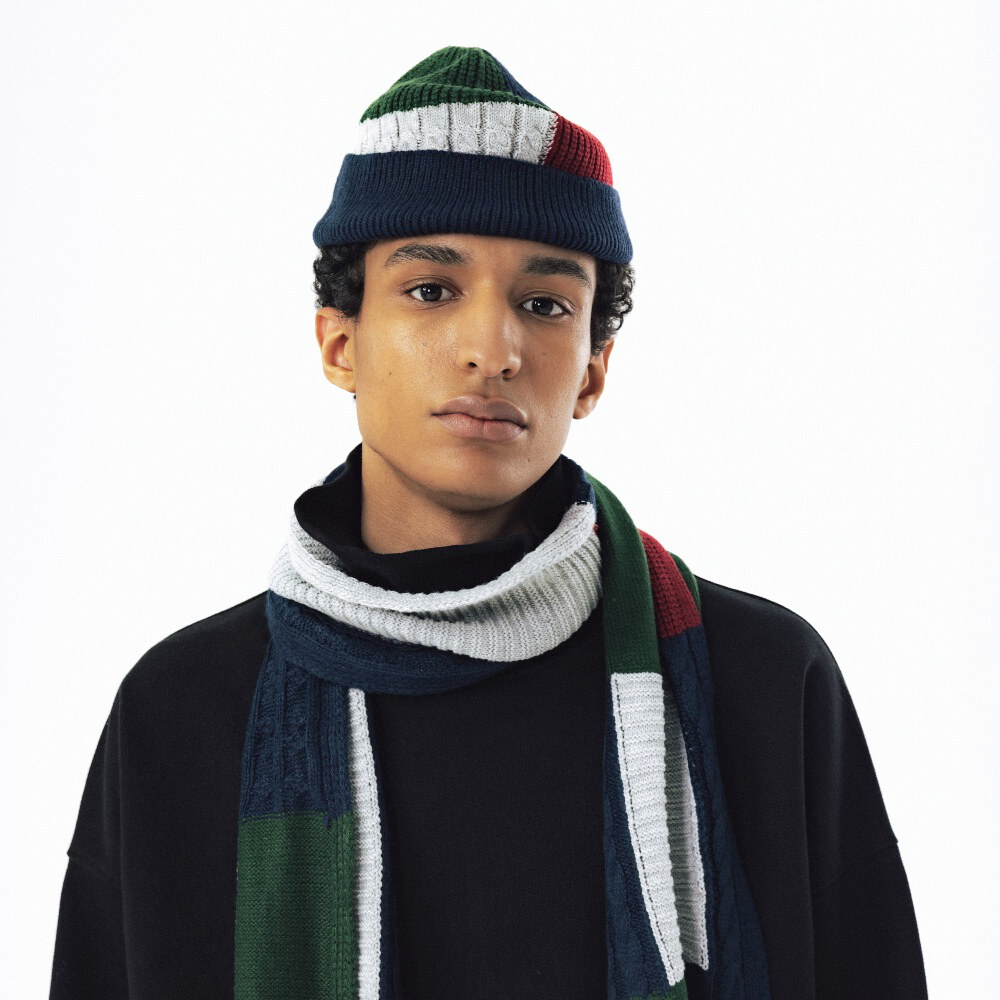 毛帽 Pattern Patchwork Beanie