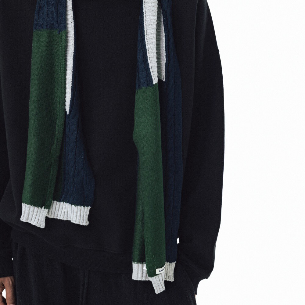 圍巾 Pattern Patchwork Muffler
