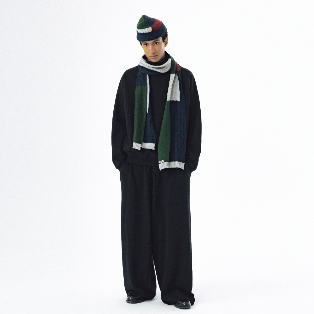 圍巾 Pattern Patchwork Muffler