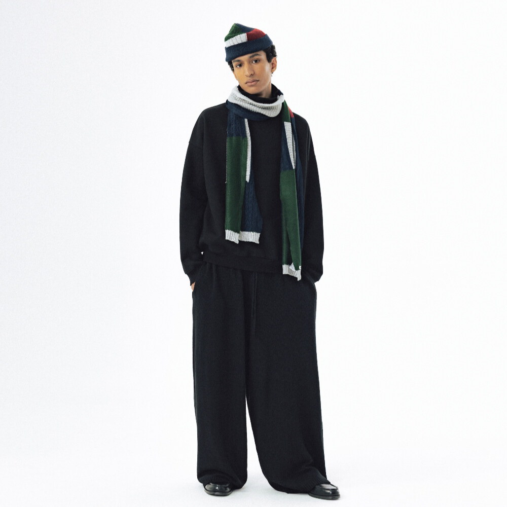 圍巾 Pattern Patchwork Muffler