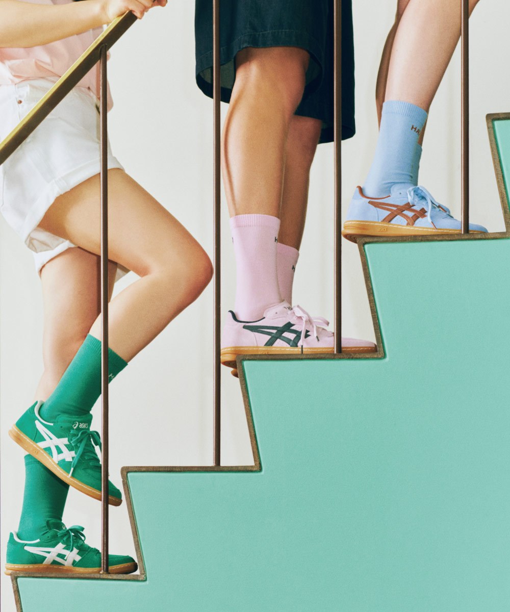 聯名休閒鞋 asics x HAY SKYHAND OG