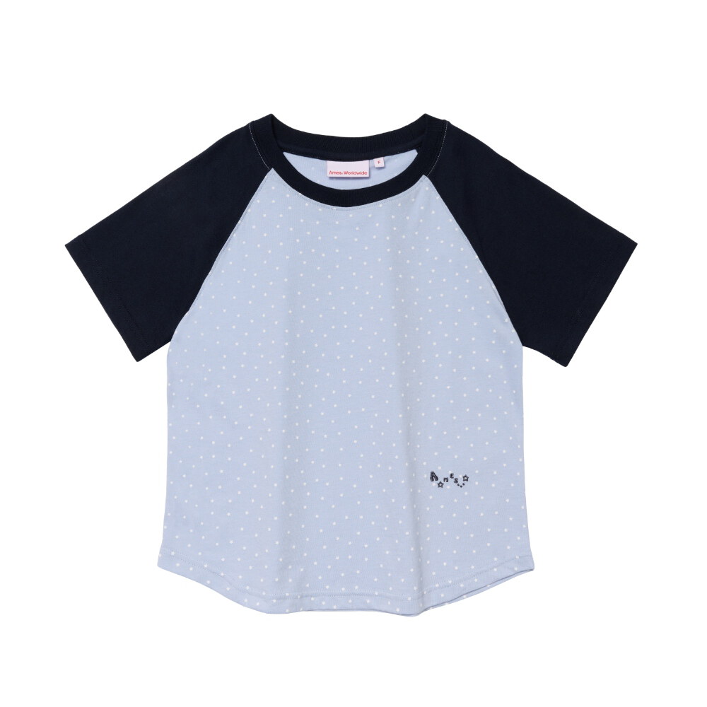 撞色短版上衣 TWINKLE RAGLAN CROP TEE