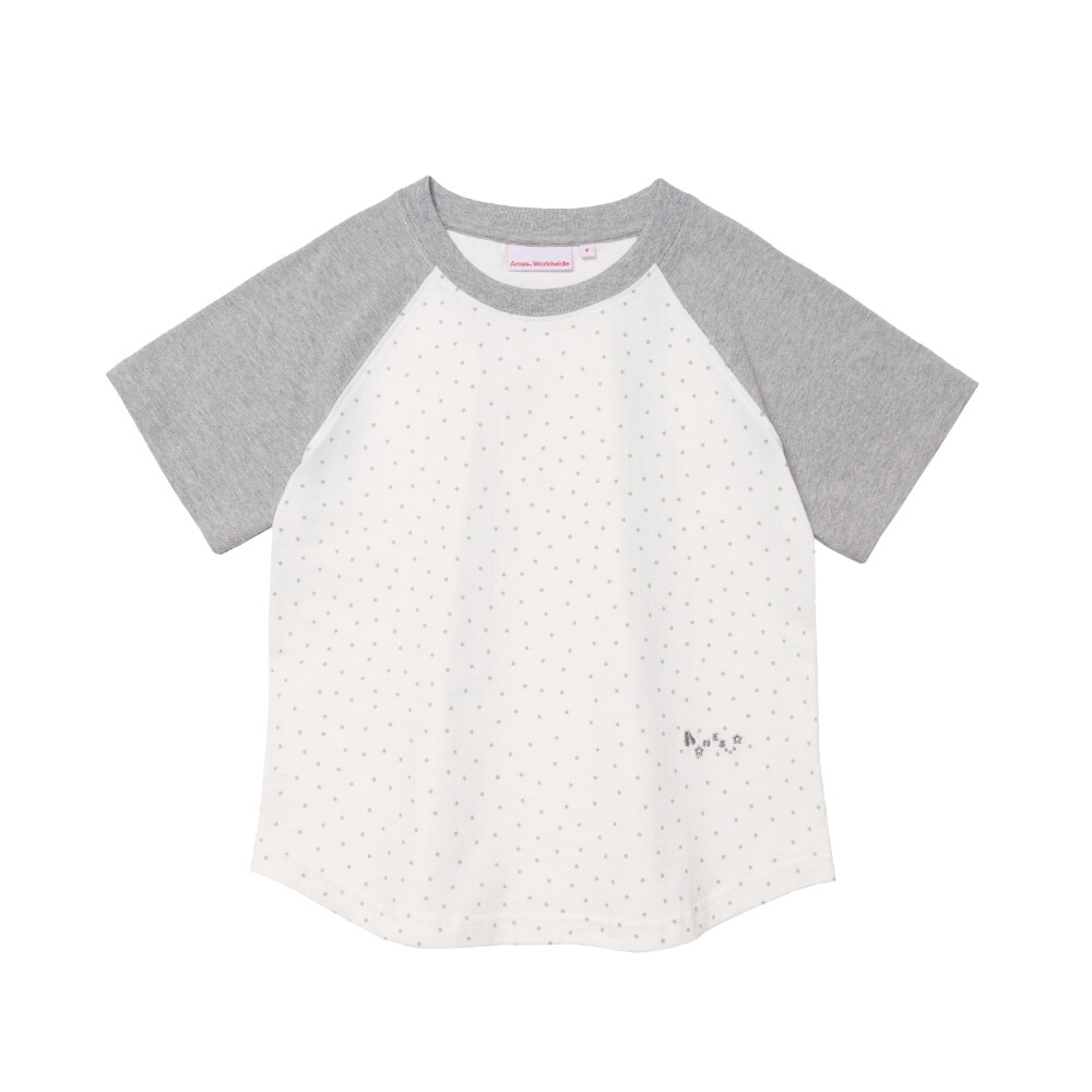 撞色短版上衣 TWINKLE RAGLAN CROP TEE