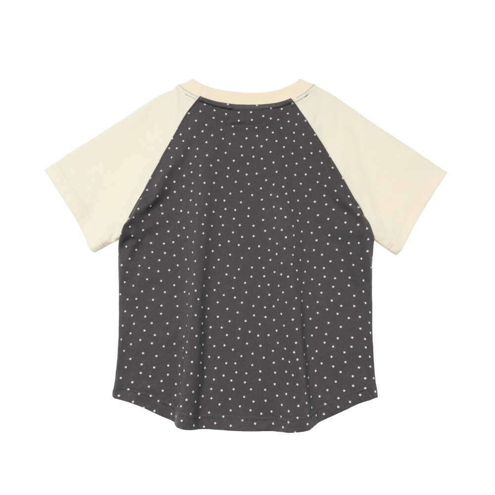 撞色短版上衣 TWINKLE RAGLAN CROP TEE