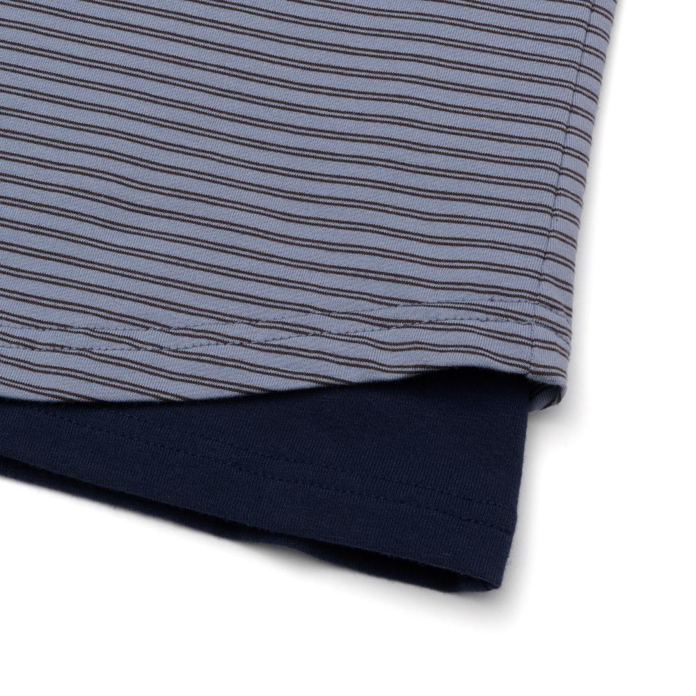疊穿條紋背心 LAYERED BUTTON SLEEVELESS