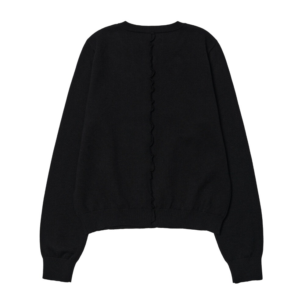 格紋針織衫 CLASSIC CHECK RUFFLE CARDIGAN