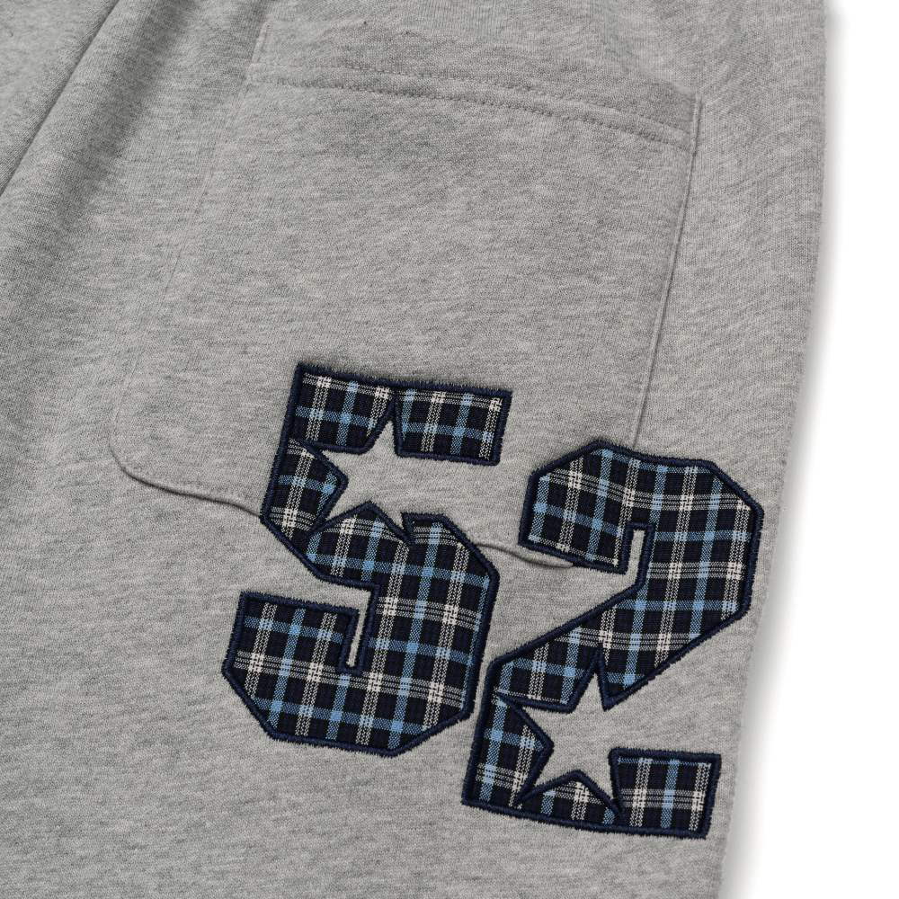 捲邊格紋運動褲 52 CHECK ROLL-UP SWEATPANTS