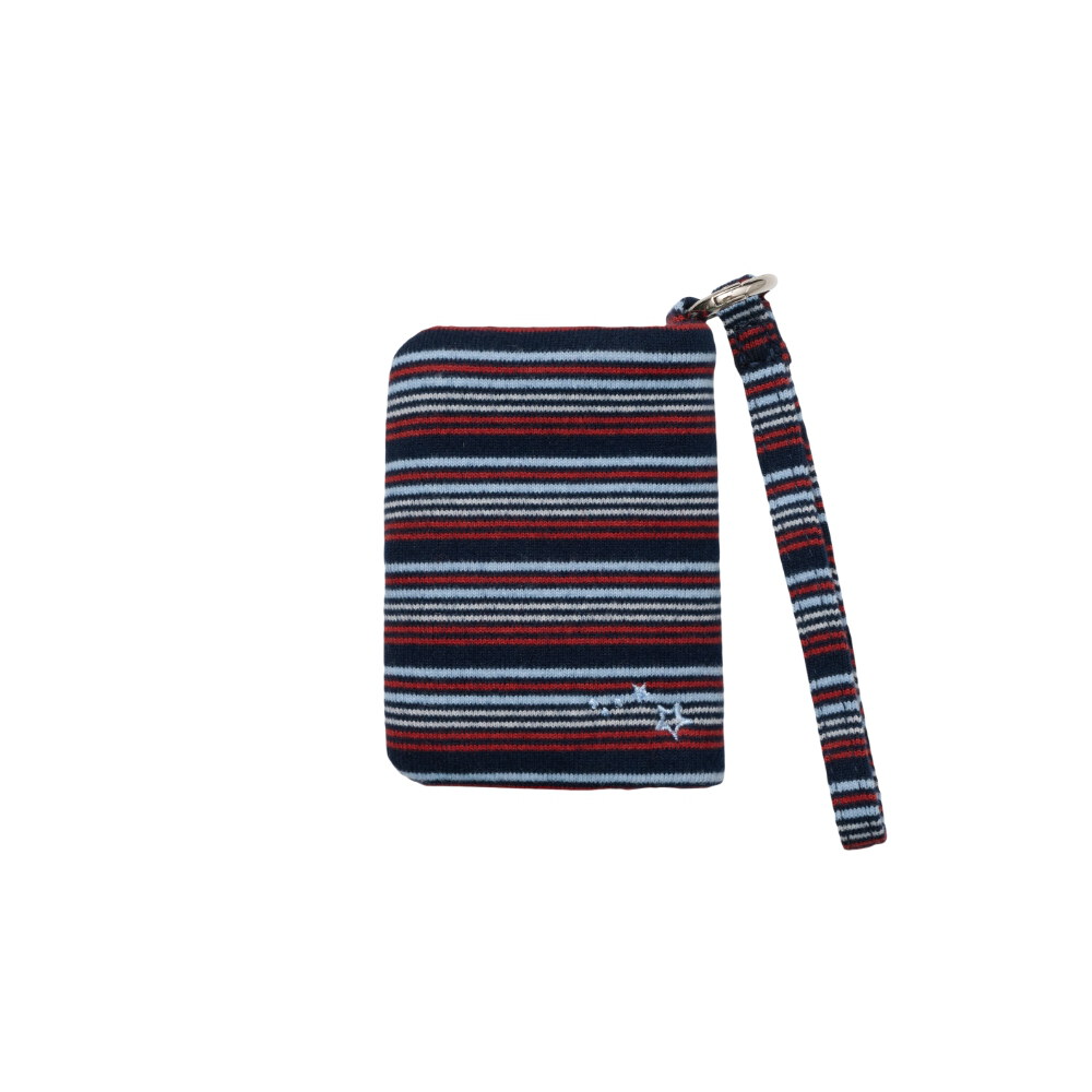 條紋卡片夾 STRIPE BUTTON CARD WALLET