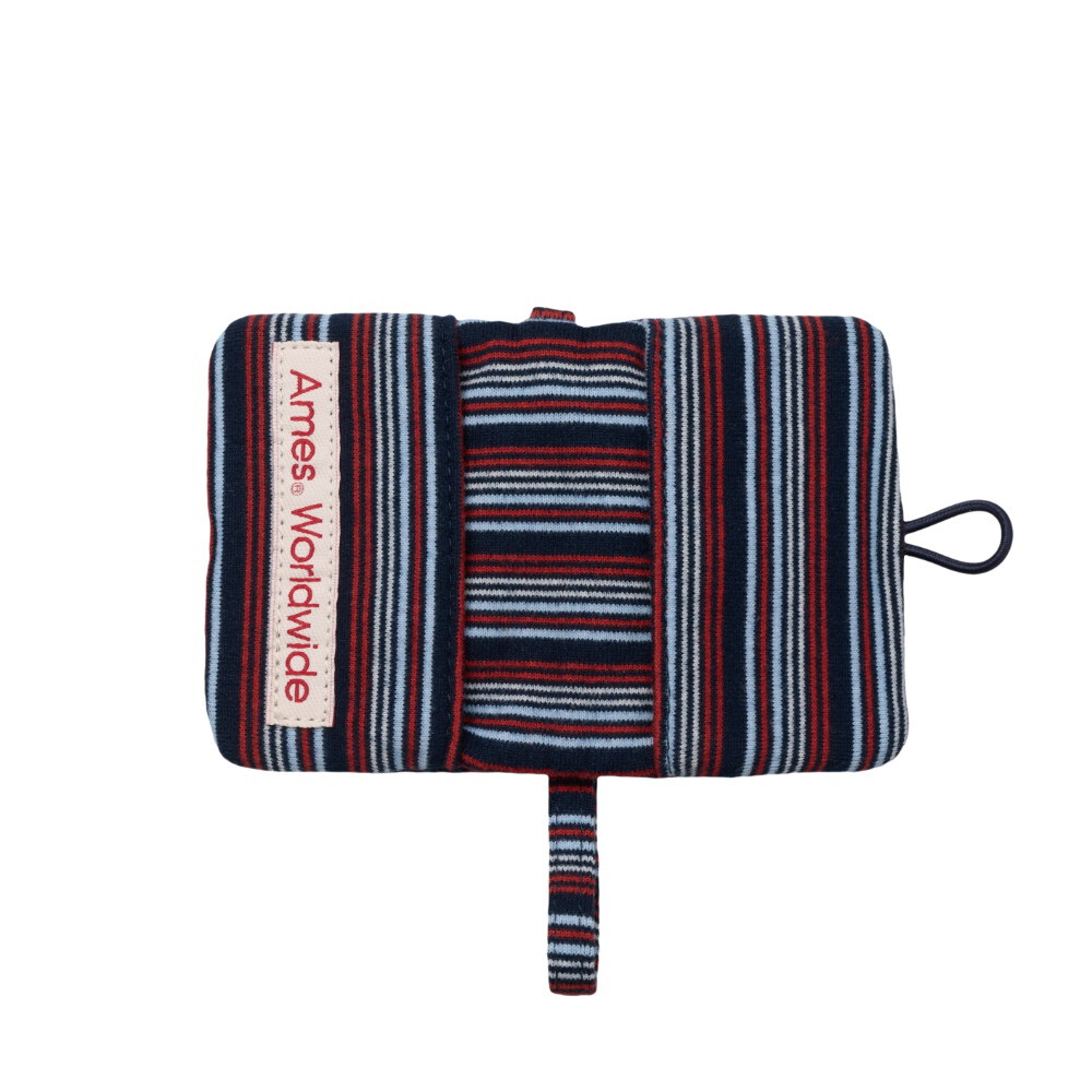 條紋卡片夾 STRIPE BUTTON CARD WALLET