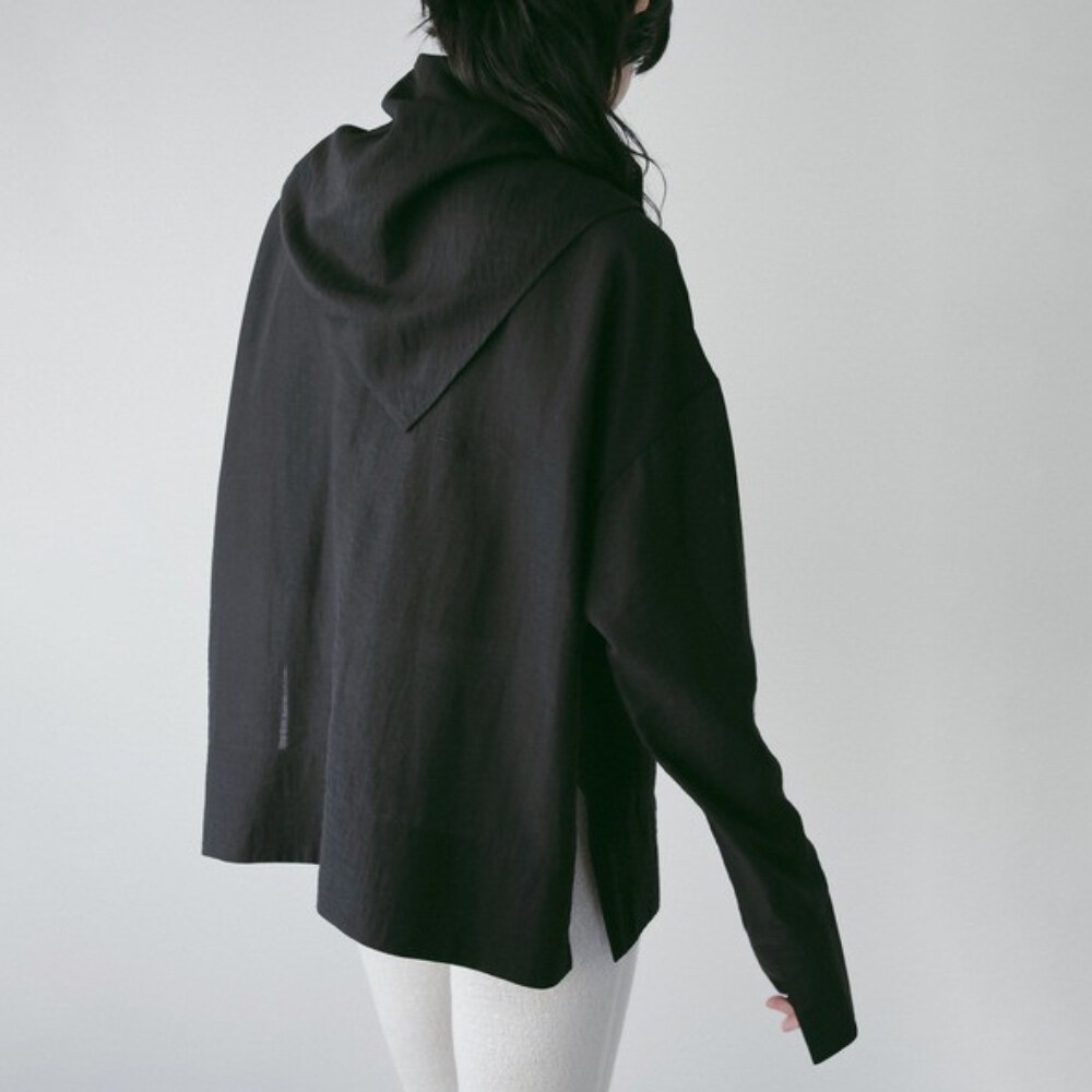 Scarf Layered Blouse