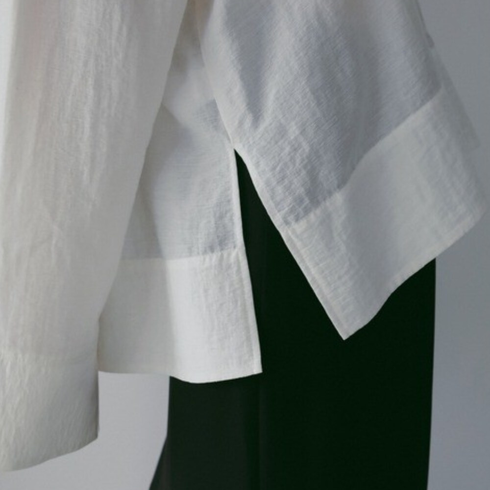 Scarf Layered Blouse