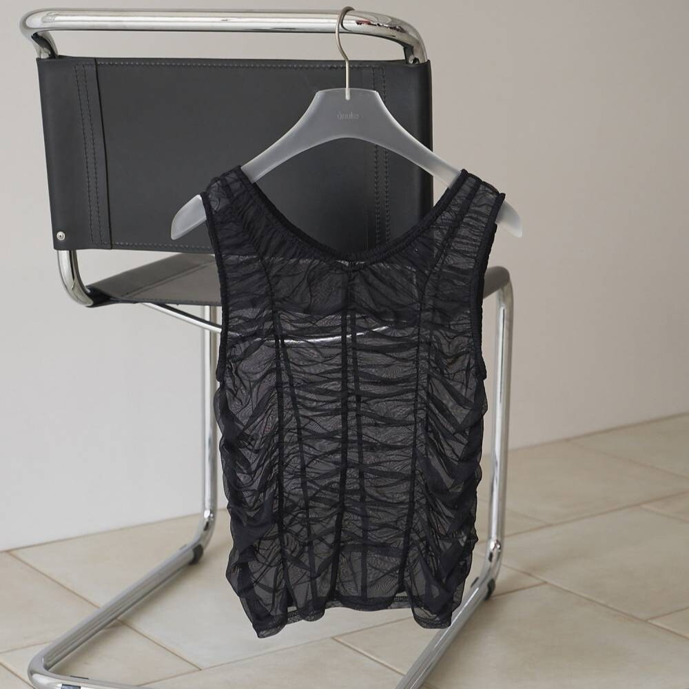 Tulle Gather Tanktop